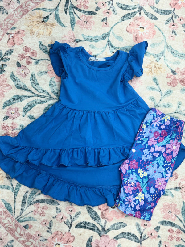 Blue Belle floral set
