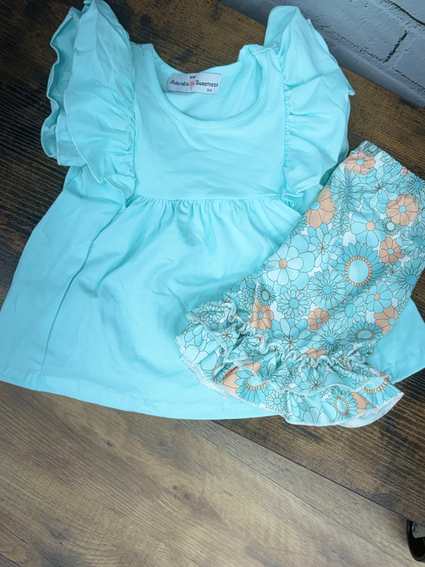 Blue Daisy Dream set